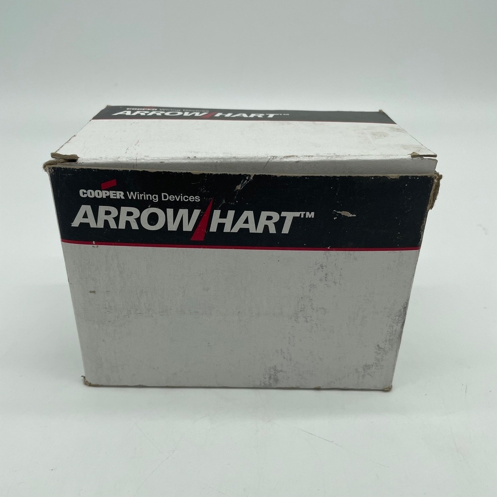 9-Pack Cooper Arrow Hart 1876W-BOX Single Receptacles 20A 250V White 6-20R